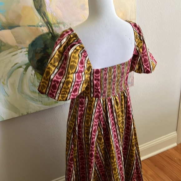 Hill House Matilda Dress Ikat topiary print small - Picture 10 of 16